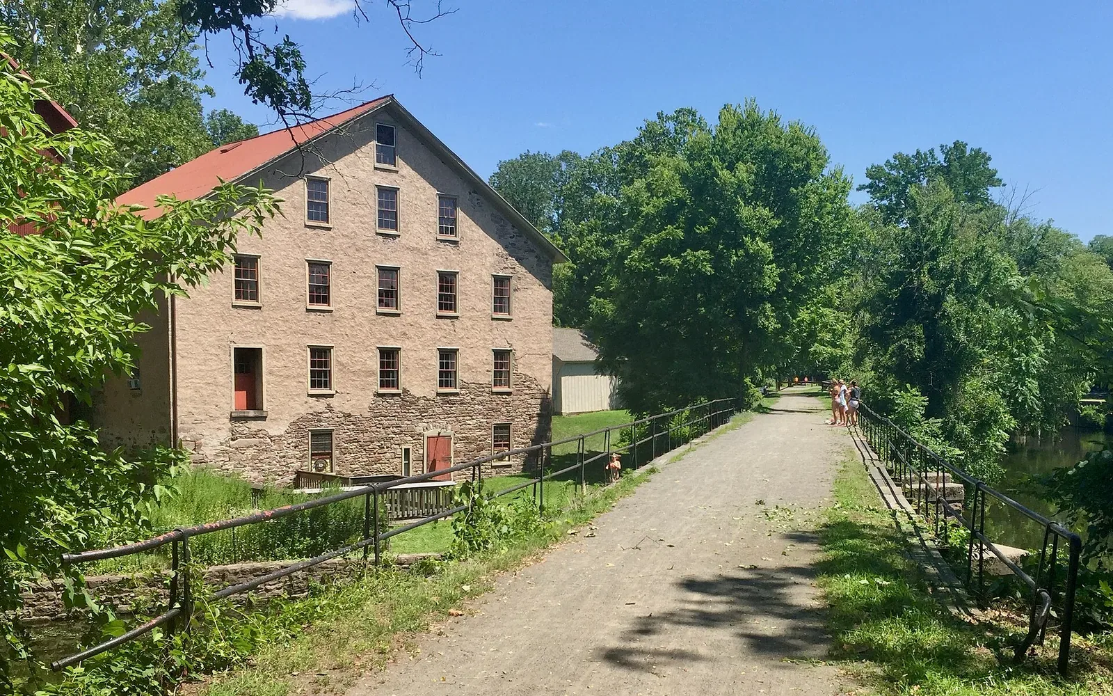 Prallsville Mills and the Delaware and Raritan Canal in Stockton, New Jersey