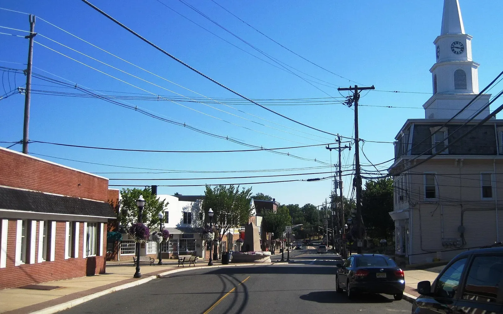 Downtown Hightstown in Hightstown, New Jersey