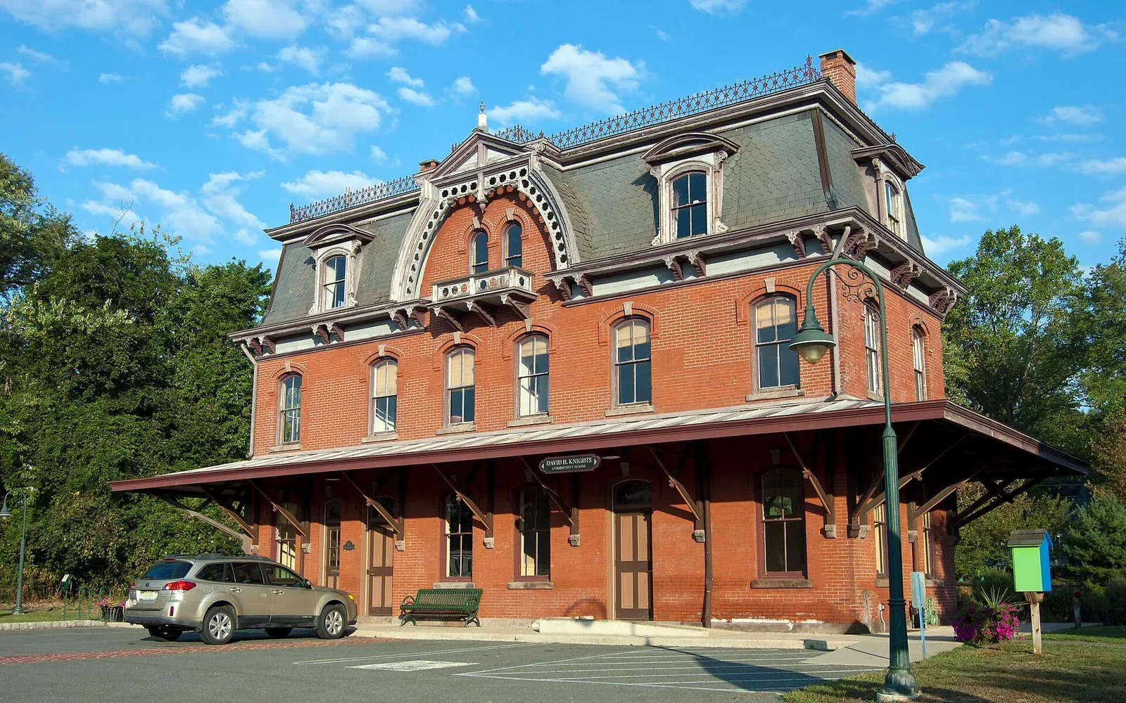 Hopewell Rail Station in Hopewell, New Jersey