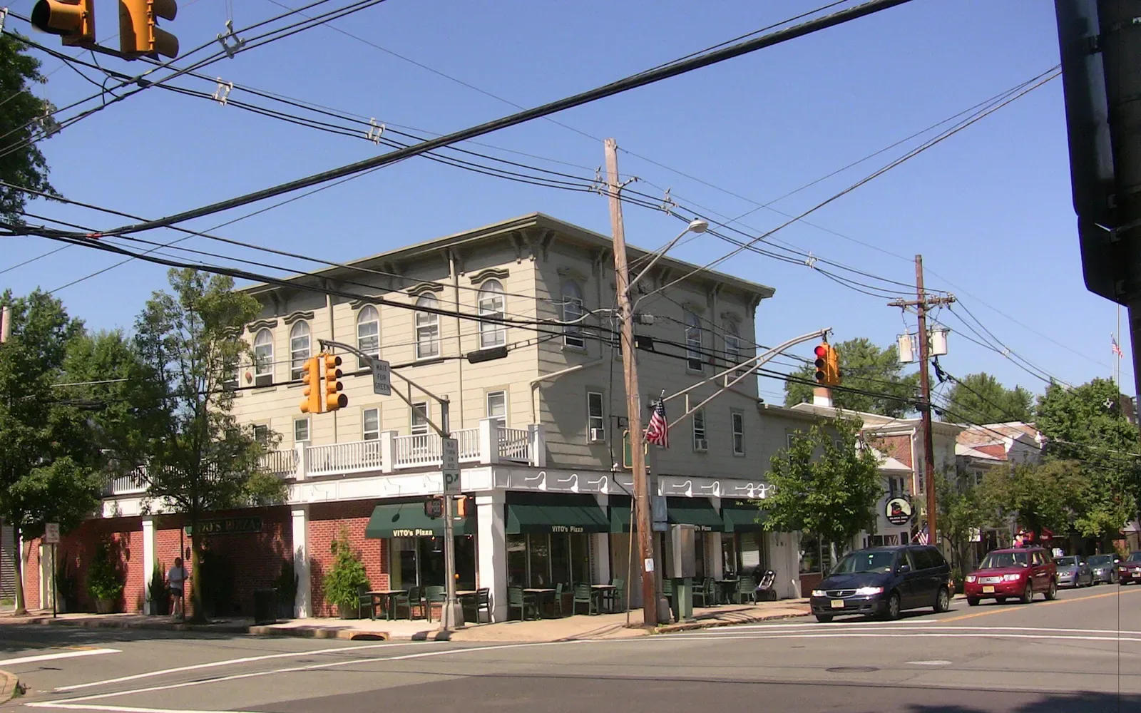 Main and Delaware Streets in Pennington, New Jersey