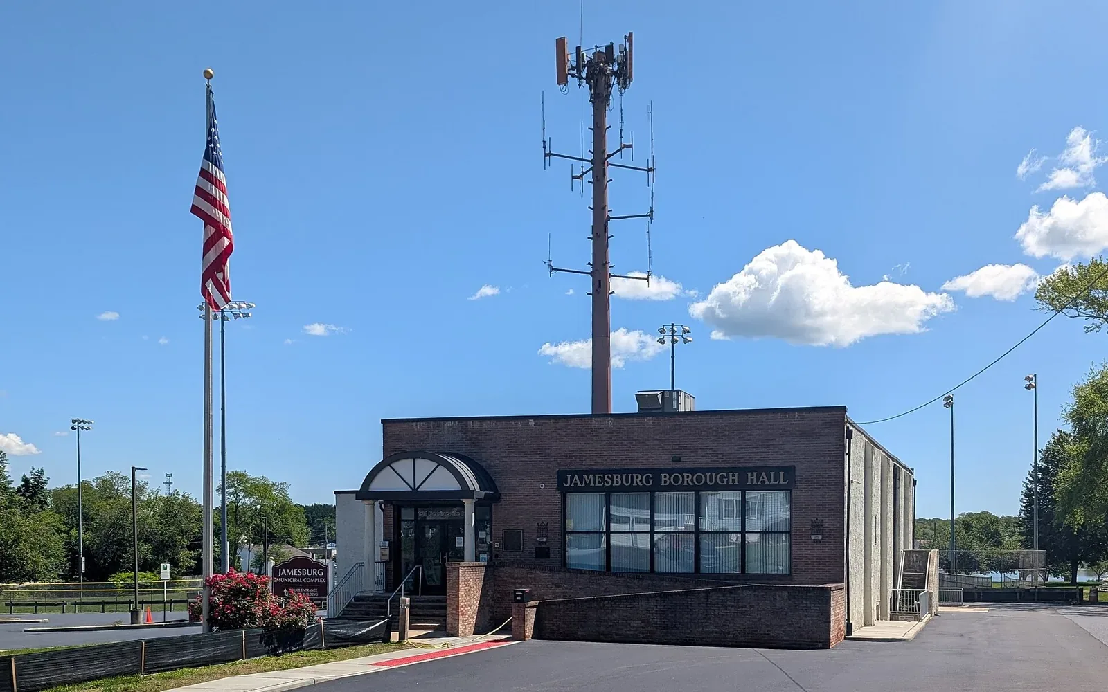 Jamesburg Borough Hall in Jamesburg, New Jersey