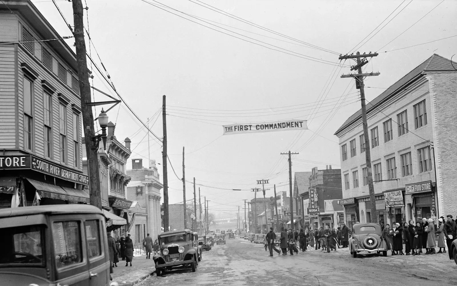 Historic South River in South River, New Jersey
