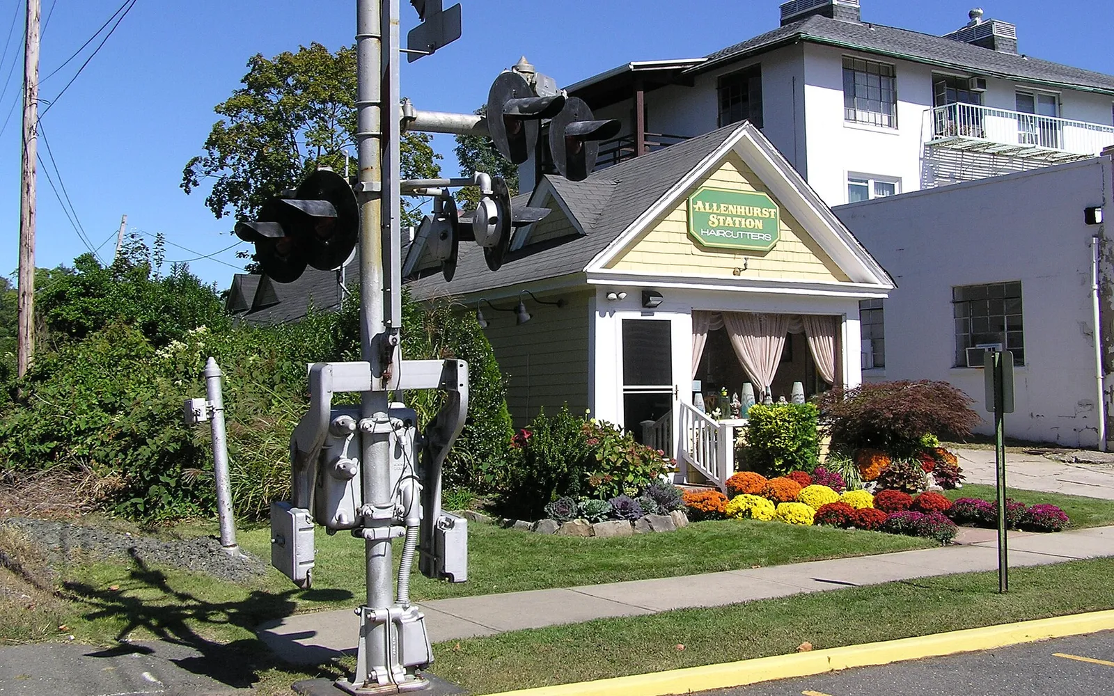 Historic Allenhurst Rail Station in Allenhurst, New Jersey