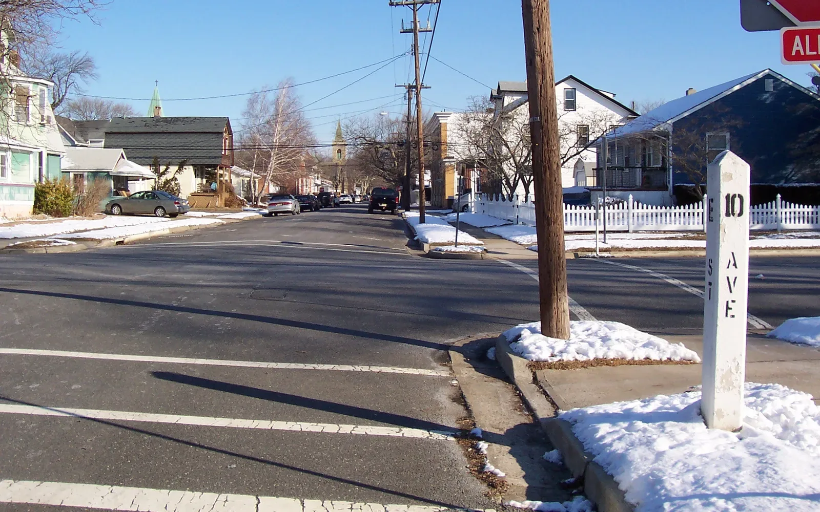 Belmar’s shore streets in Belmar, New Jersey