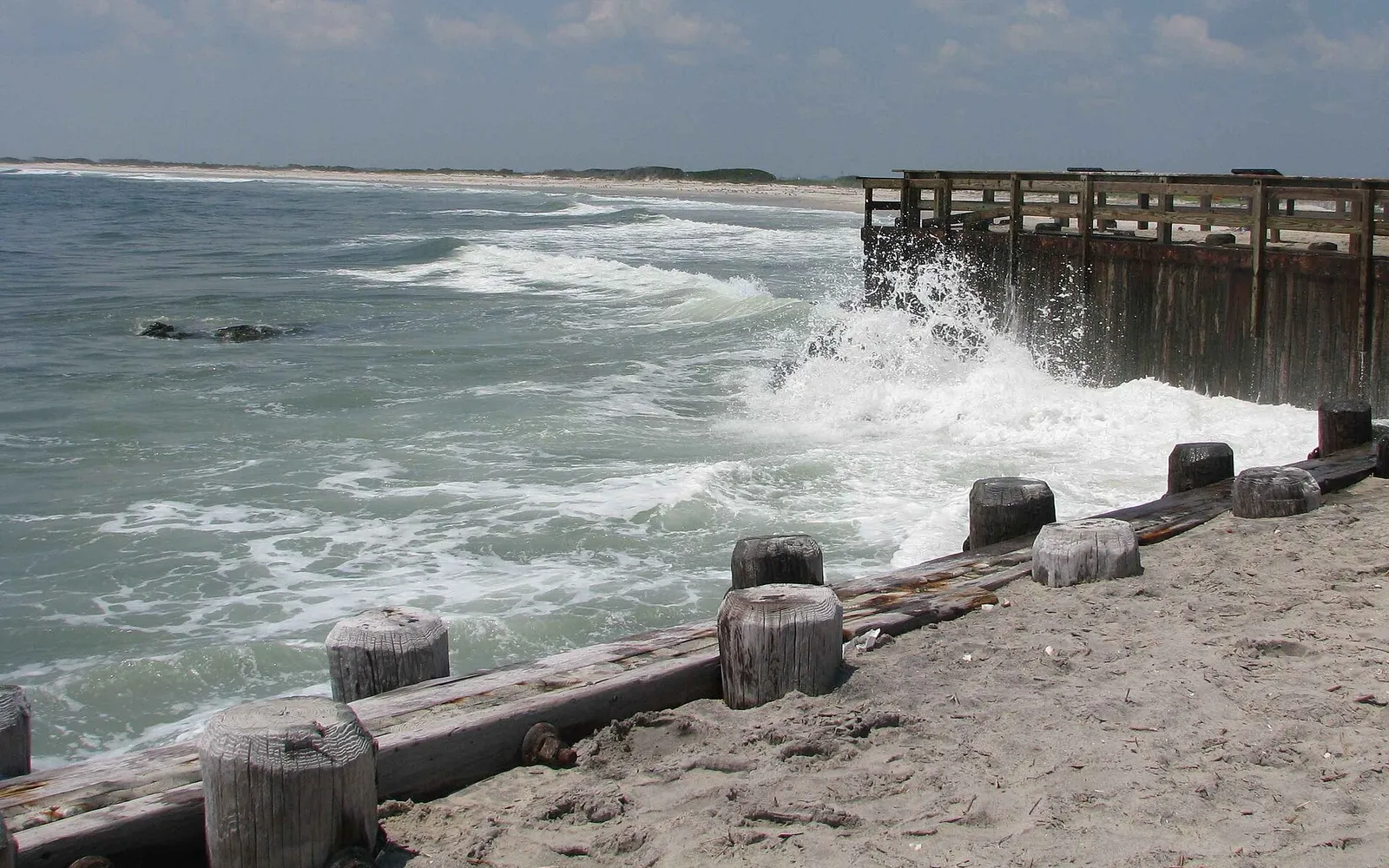 Holgate Beach in Long Beach, New Jersey
