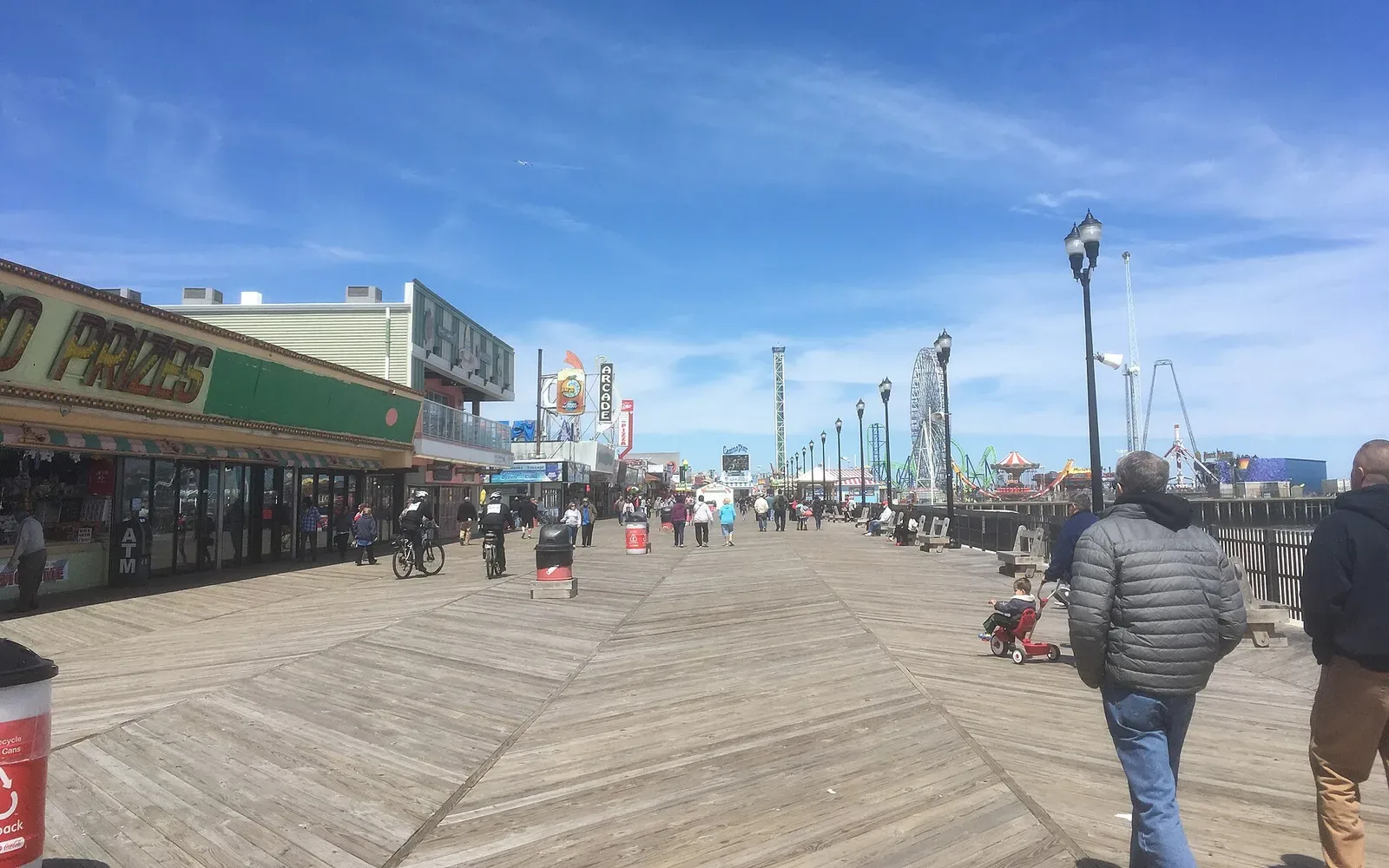 Seaside Heights Boardwalk in Seaside Heights, New Jersey