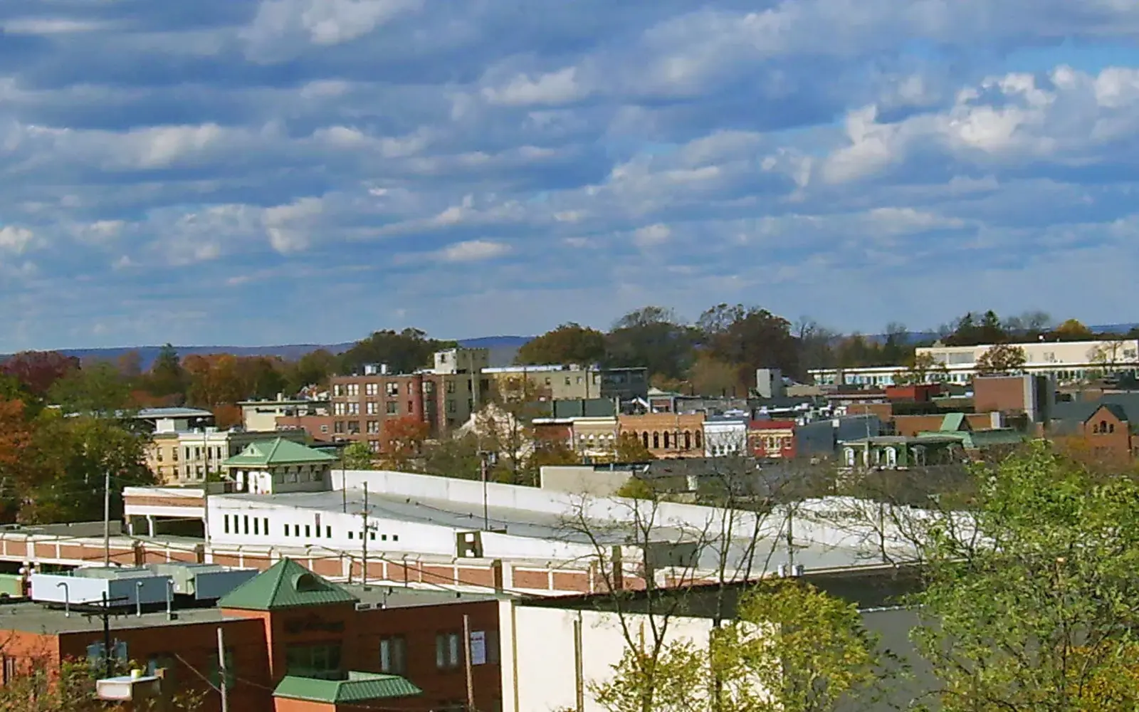 The Summit skyline in Summit, New Jersey