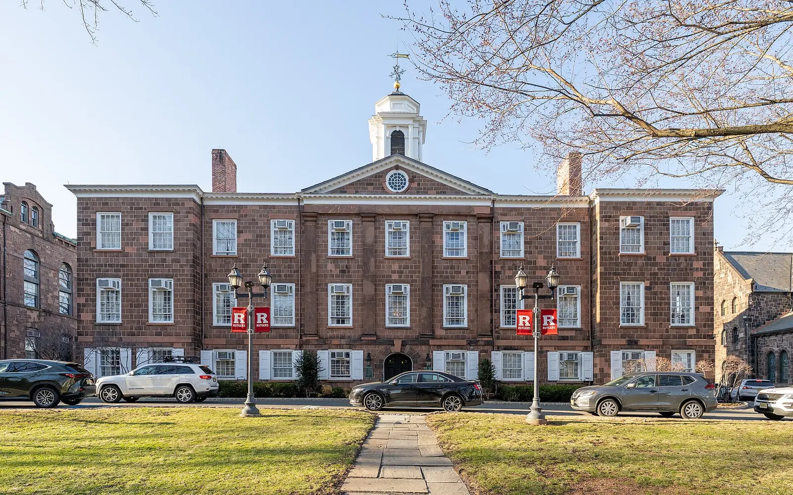 Old Queens at Rutgers University in New Brunswick, New Jersey
