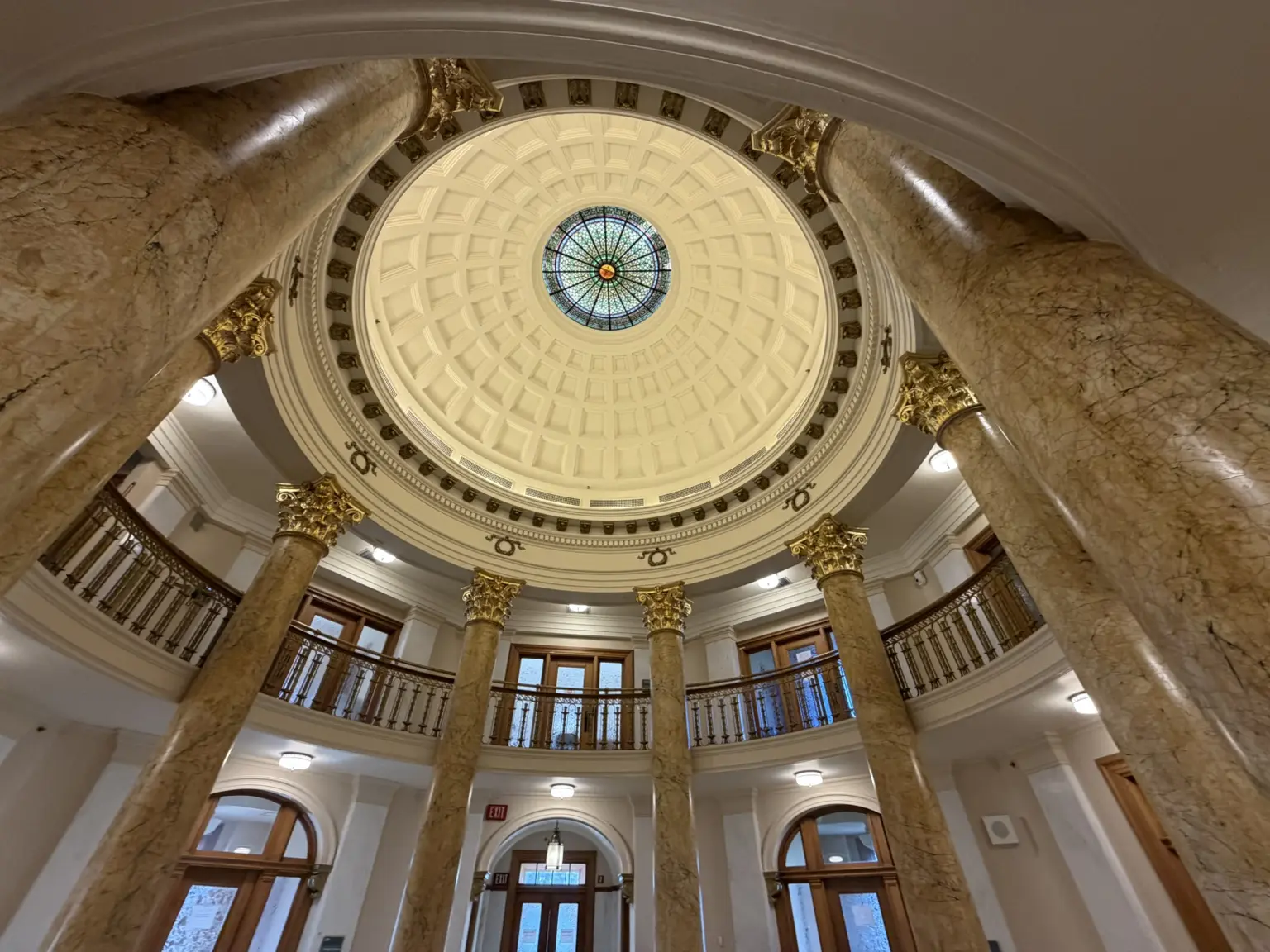 Historic courthouse rotunda