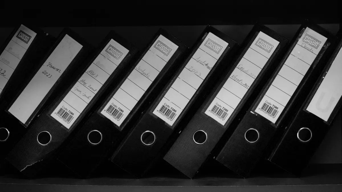 Grayscale stock photograph illustrating digital evidence preservation letter