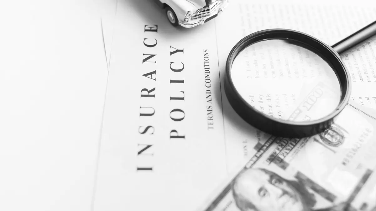 Grayscale stock photograph illustrating is underinsured motorist coverage