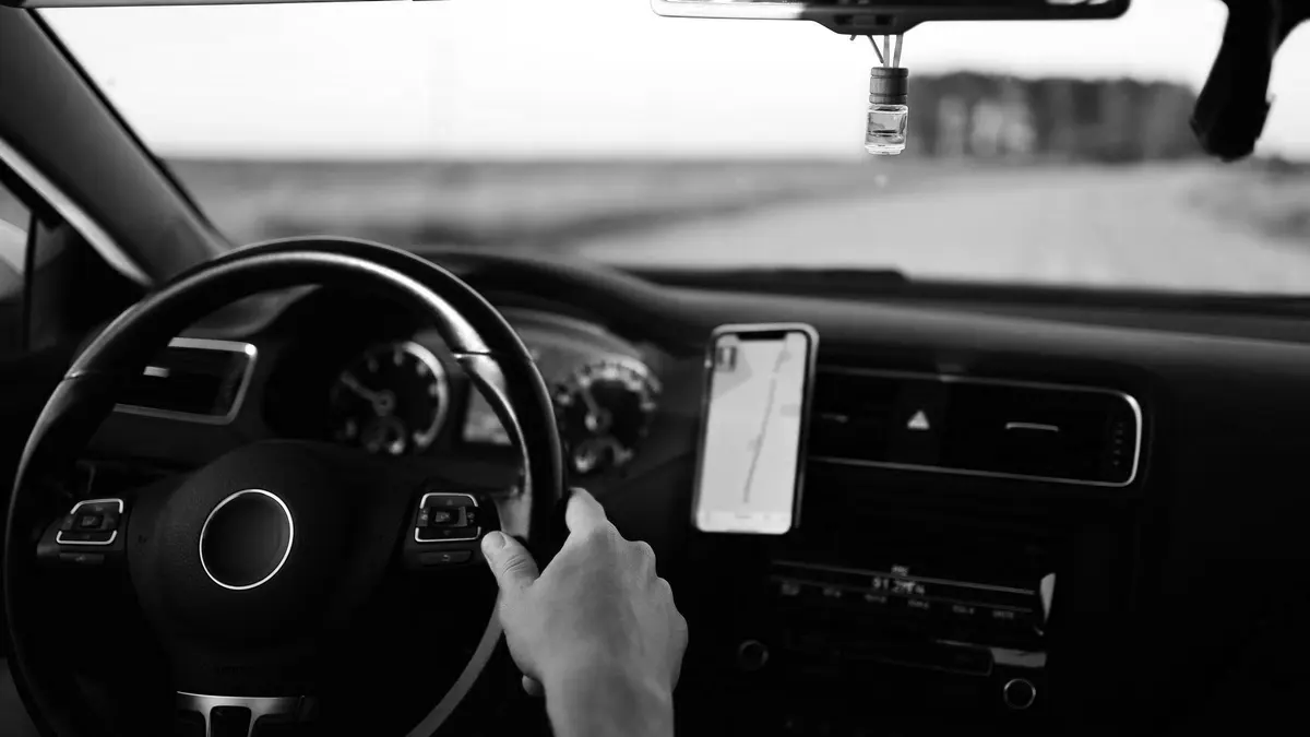 Grayscale stock photograph illustrating insurance questions arise crash