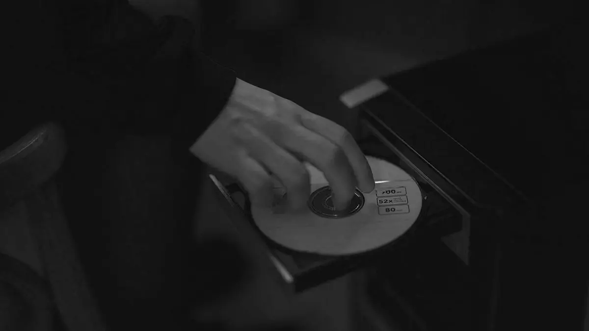 Grayscale stock photograph illustrating photo metadata accident